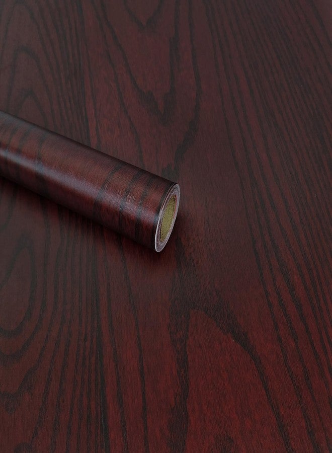 RedChimes ورق جدران ذاتي اللصق من ريد تشايمز، مقاوم للماء، ملصقات فينيل للأثاث القديم، أبواب خشبية، خزائن ملابس، أسطح مكتب، ورق جدران من مادة PVC، 30 × 304 سم (خشب فاخر) - Image 1